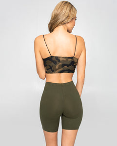 Frankie Biker Shorts- Olive