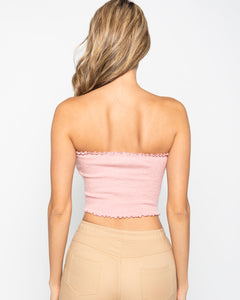 Olivia Tube Top- Mauve