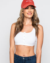 Load image into Gallery viewer, Shay Crop Top- White