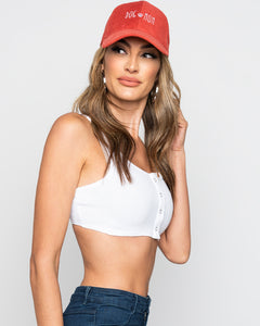 Shay Crop Top- White