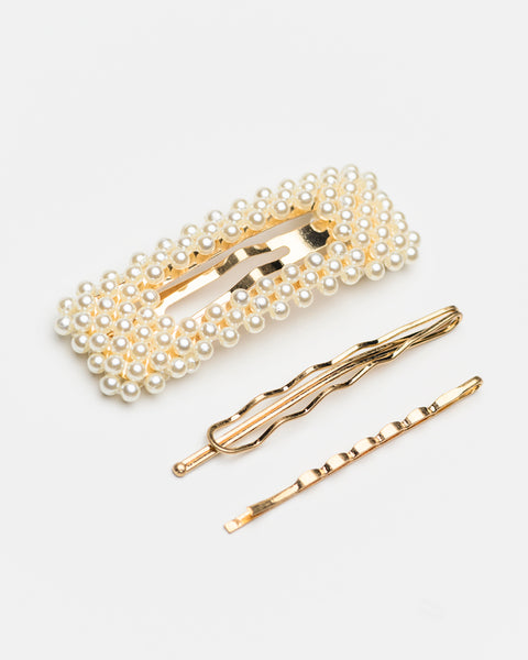 Threes Not A Crowd Hair Clip Set