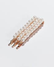 Load image into Gallery viewer, Pearly Hair Clip- Triple Bobby Pins